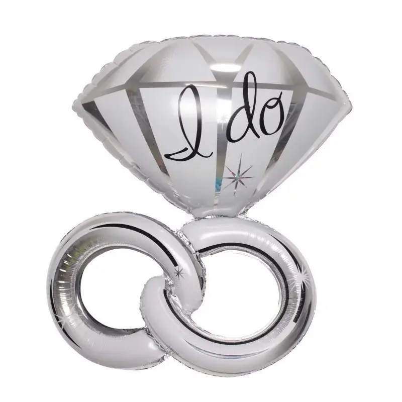 

large diamond ring Foil Balloons inflatable Wedding Decoration Helium Balloon mariage globs casamento Party Supplies 43inches