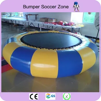

Free Shipping Dia 3m 0.9mm Inflatable Water Trampoline Water Jumping Bed Jumping Trampoline Free 1 Blower