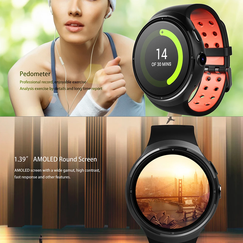 Z10 Smart Watch Android 5.1 1GB+16GB GPS WiFi Nano SIM card Bluetooth smartwatch phone 3G Wristwatch Men's Smart watch relogio