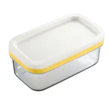 2 в 1 поднос для сливочного масла с крышкой/контейнер коробка для резки сыра хрустящая герметичная прямоугольная коробка для хранения