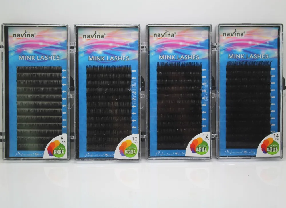 4 Cases Set 0 07C 8 10 12 14mm Professional Quality Eye Beauty font b Makeup