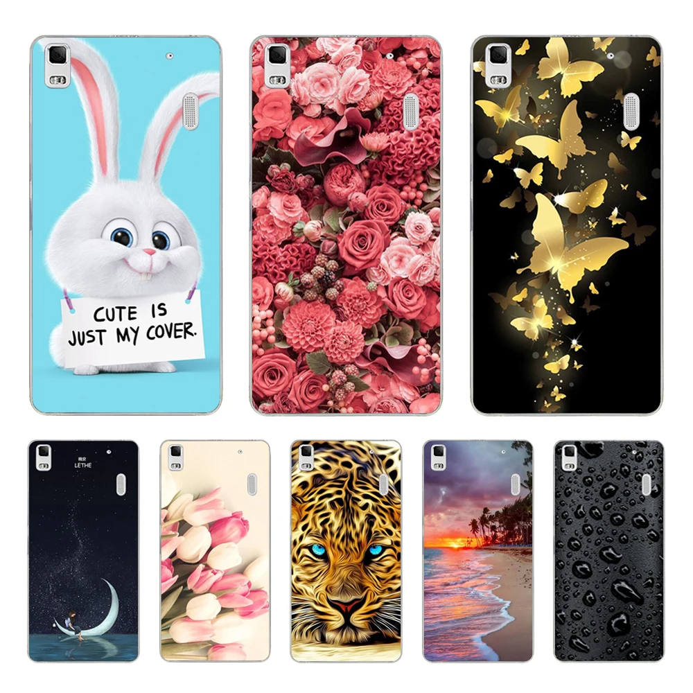 

Soft Silicone Case For Lenovo K3 NOTE A7000 Case Paint Cover Phone Bags for Lenovo K3 note K50 A7000 A 7000 a7000 Lemon K50-T5