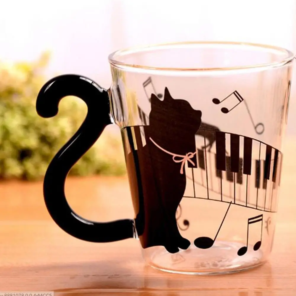 Toko Online Lucu Kreatif Kucing Kitty Kaca Mug Cangkir Teh Cangkir Toko Online Lucu Kreatif Kucing Kitty Kaca Mug Cangkir Teh Cangkir