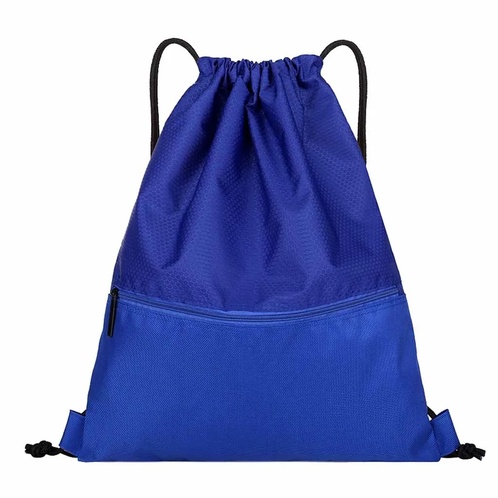 Simple Design Beach Bag Outdoor Fitness Sport Bag Bundle Pocket Unisex Drawstring Bag backpack Mochila Bolso Mujer Casual#