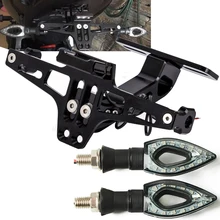 Мотоцикл задний держатель номерного знака Кронштейн светодиодный свет для honda CB1000R CB600F Hornet CB600/CB900 KTM DUKE 200 390 690