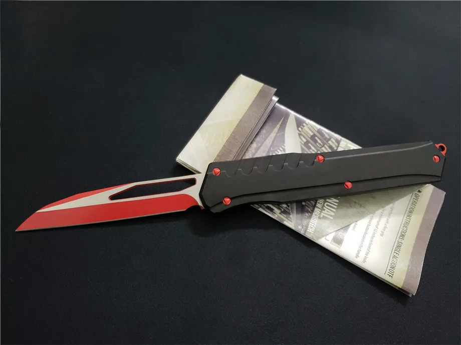Gryan Store тактические ножи с фиксированным лезвием D2 лезвие 7075-алюминиевая ручка Открытый нож для охоты и кемпинга мульти EDC инструменты