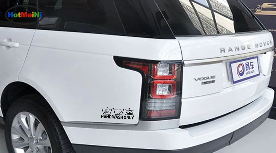 Забавная наклейка HotMeiNi только для ручной стирки автомобиля и наклейки мотоцикла