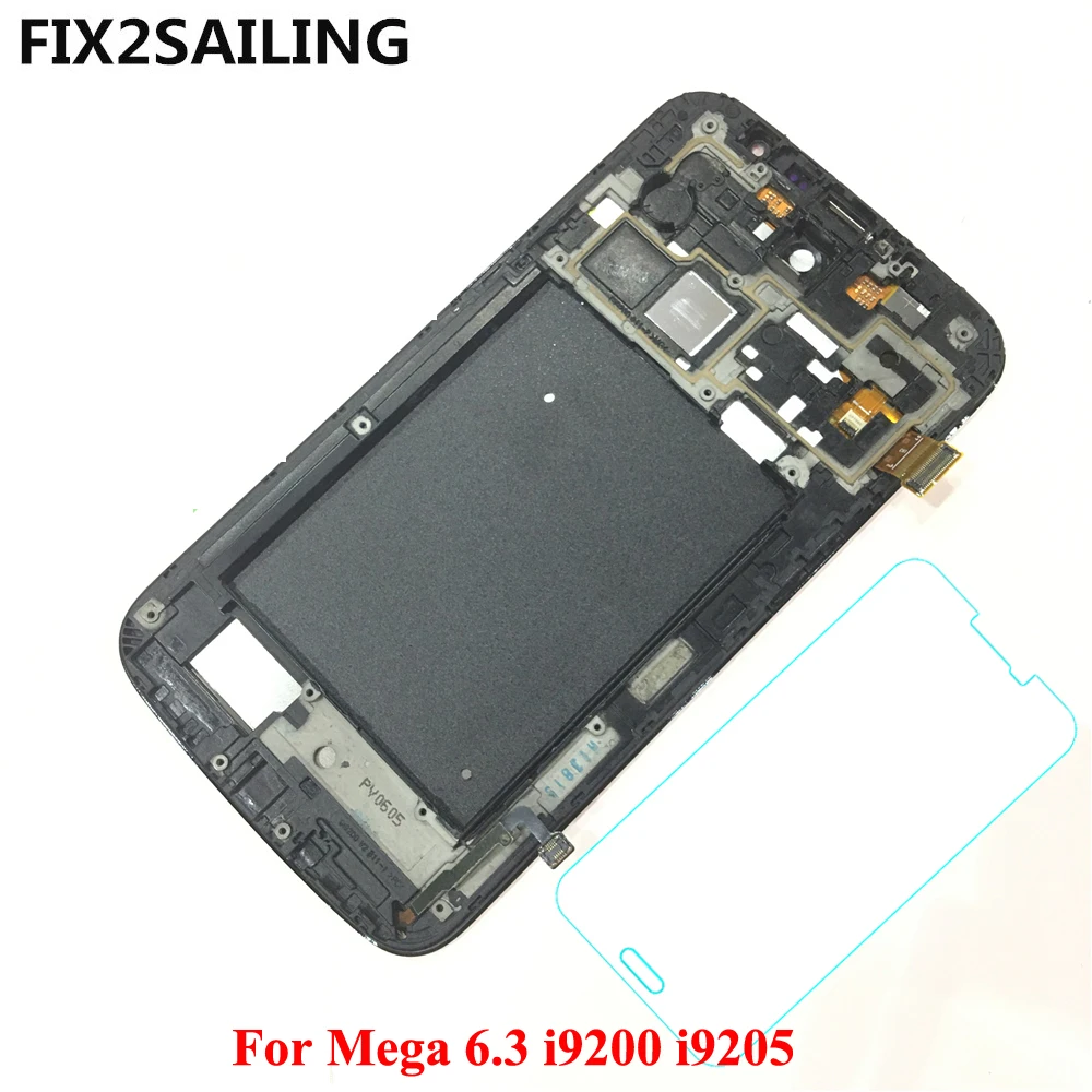 

For Samsung Galaxy Mega 6.3 i9200 i9205 Super AMOLED LCD Display 100% Tested Working Touch Screen Assembly