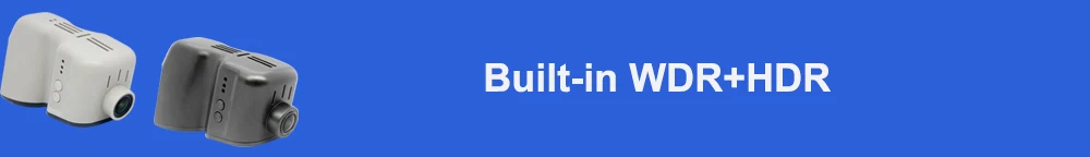 Built-in WDR wide dynamic technology 