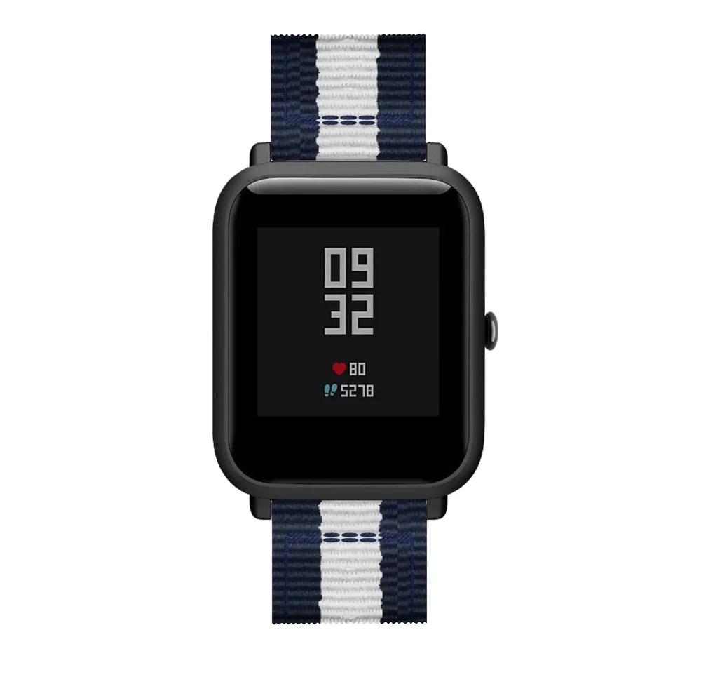 Нейлоновый ремешок для часов Xiaomi Huami Amazfit Bip BIT PACE Lite Youth Band сменный Браслет