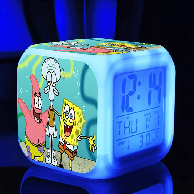 Animated comedy SpongeBob Alarm Clocks,SpongeBob Digital Alarm Clocks