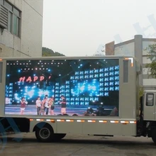 HD полноцветный P8 открытый грузовик Автомобильный дисплей подвижный рекламный видеоплеер