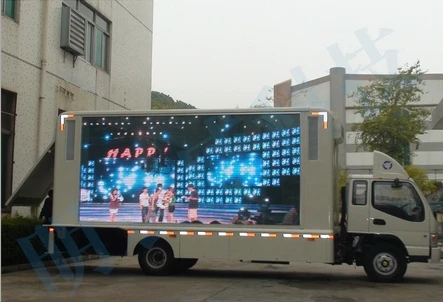 Full HD Цвет P8 открытый грузовик дисплей автомобиля подвижные рекламы стене видео плеер