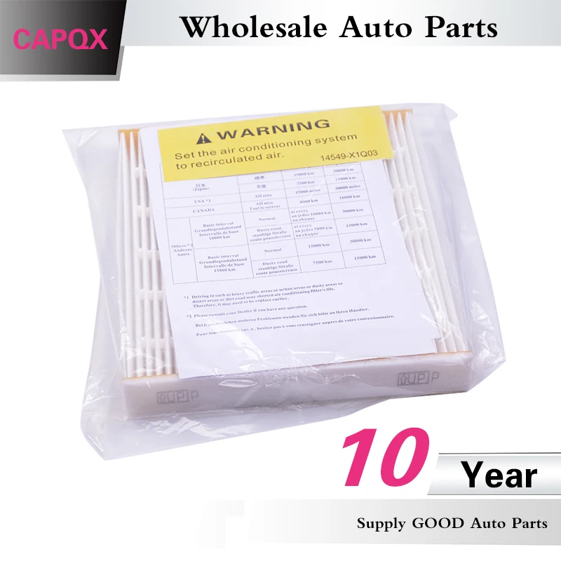 

CAPQX Hight quality Cabin Air Filter 87139-30040 For RAV4 COROLLA PRIUS LAND CRUISER PRADO For CT200H IS250/300 ES240/350 GS450H