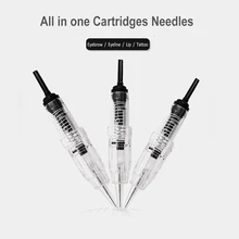 Tattoo Needles 1rl 3rl 5rl 7rl 9rl mix set rl rs Tattoo Cartridges Needles tatto permanent make up needles agulha easy click