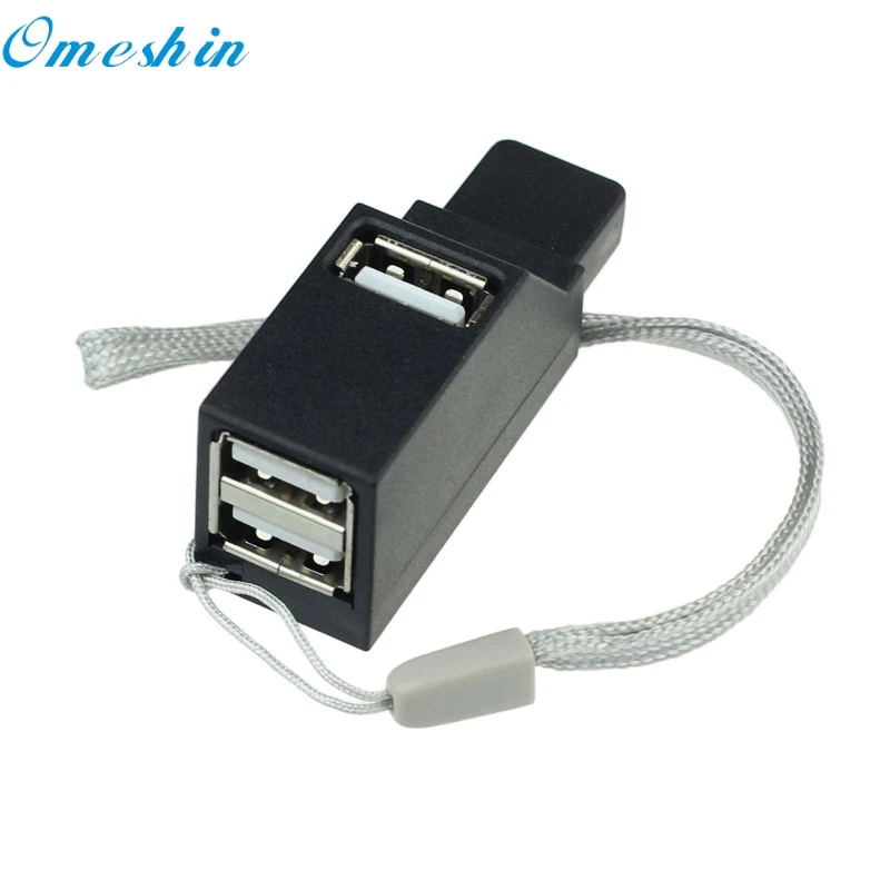 Новый 3 портовый высокоскоростной мини концентратор USB 2 0 OMESHIN SimpleStone для ноутбука