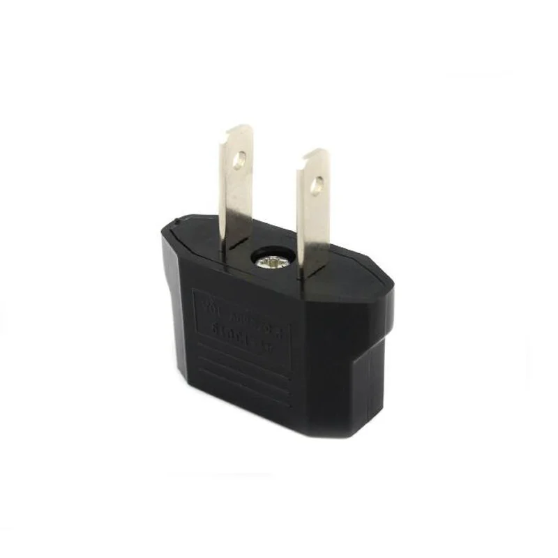 

5pcs US USA to EU 2 Pin to EU 2 Round Pin Euro Europe AC Power Plug Converter Travel Adapter Charger