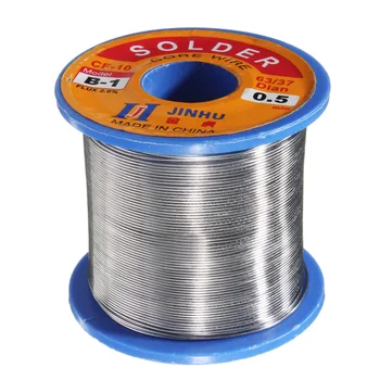 

JimBon 300g 0.5mm Soldeing Wire Welding Wire 63/37 Tin Lead 2.0% Flux Roll Reel Solder Tools