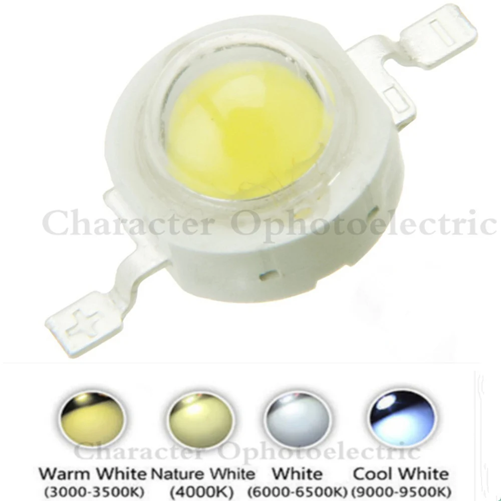 High Power 1W 3W 5W 10W 20W 30W 50W 100W LED Chip Warm Natural cool white Beads pwwqmm ac 220v led chip no need driver cob 12w 10w 7w 5w 3w high bright энергосберегающий diy spot светильник flood light chip