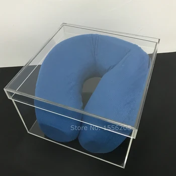 

9x9x6inch Inner size clear acrylic box , plexiglass transparent gift box wedding gift storage box , perspex packaging box