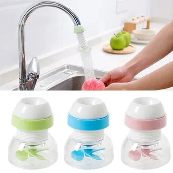 

Rotating Water Saving Shower Head Adjustable Tap Nozzle Swivel Aerator Filter Sprayer Spout Dual Water Spouts Kitchen
