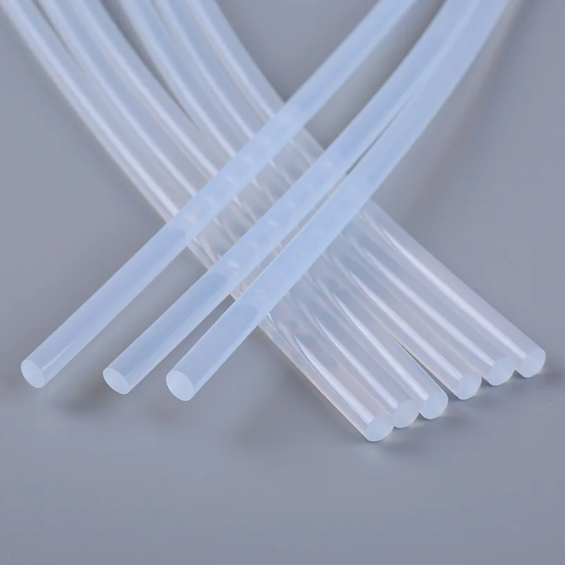 Glue gun stick 11mm x 280mm 10pcs Hot melt glue Silicone bars for crafts Home DIY Glues Tools Transparent  Heat glue gun stick (6)