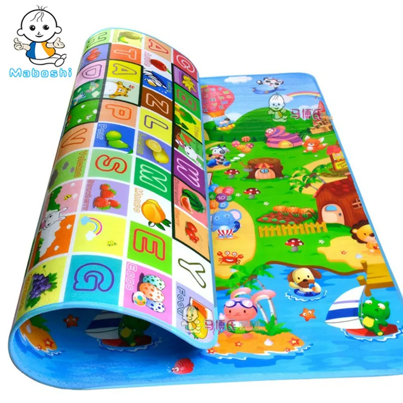 Waterproof baby crawling mat children play mat soft carpet kids game