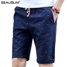Seauslim хлопок Шорты для женщин Для мужчин Летние повседневные шорты мужской расслабленным нужным Мода Марка Совета Шорты для женщин бермуды masculina lq-xs-02
