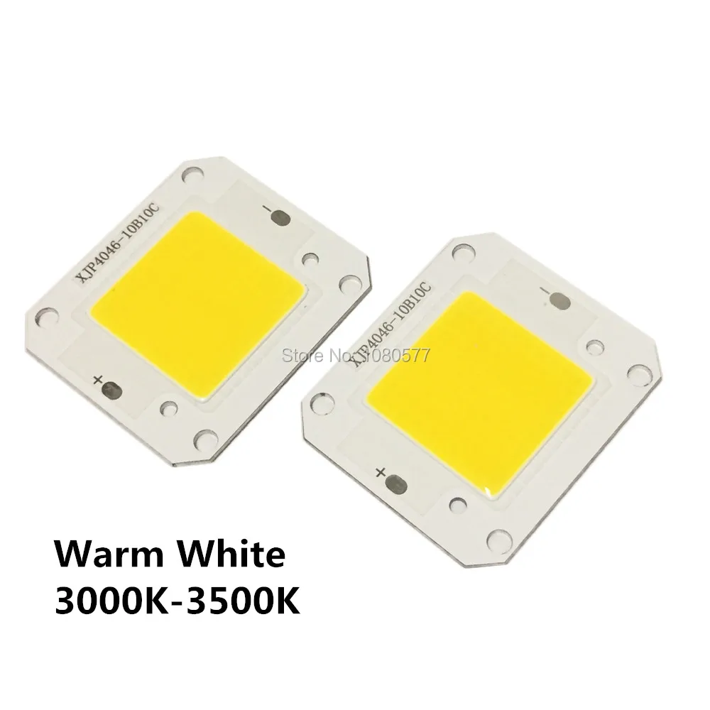 1 10 шт. DC12V 32V 50W COB светодиодный чип белый теплый полный спектр белого