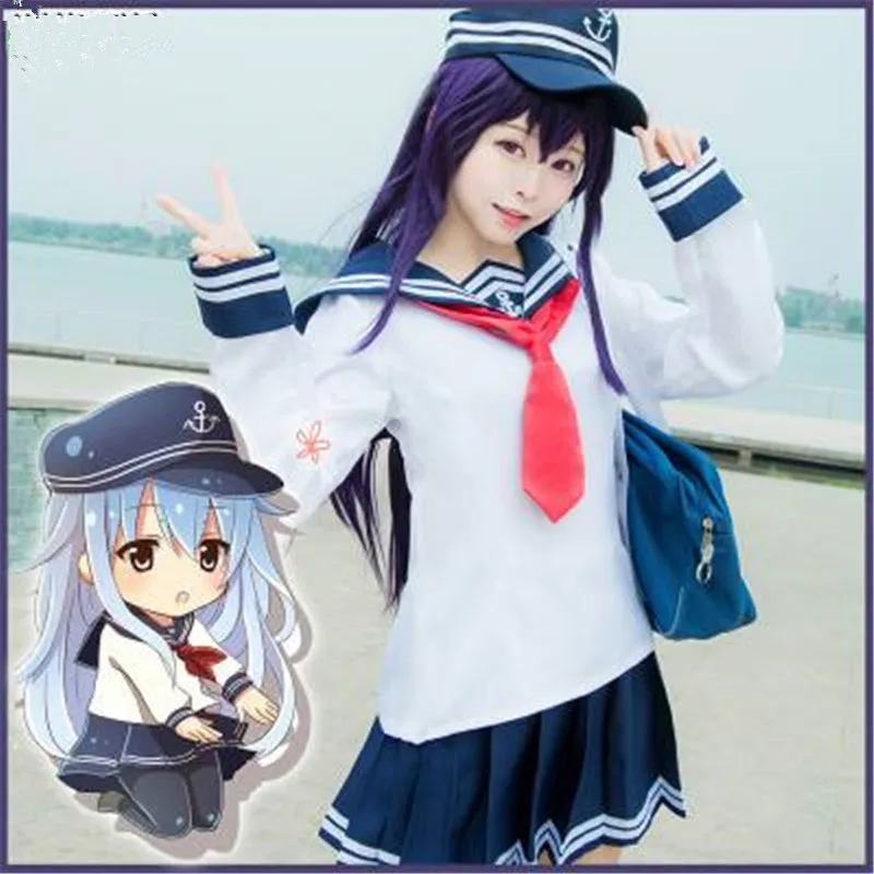 Shimakaze Косплей Kantai Коллекция костюм моряка полный Коллекционная флотилия женская