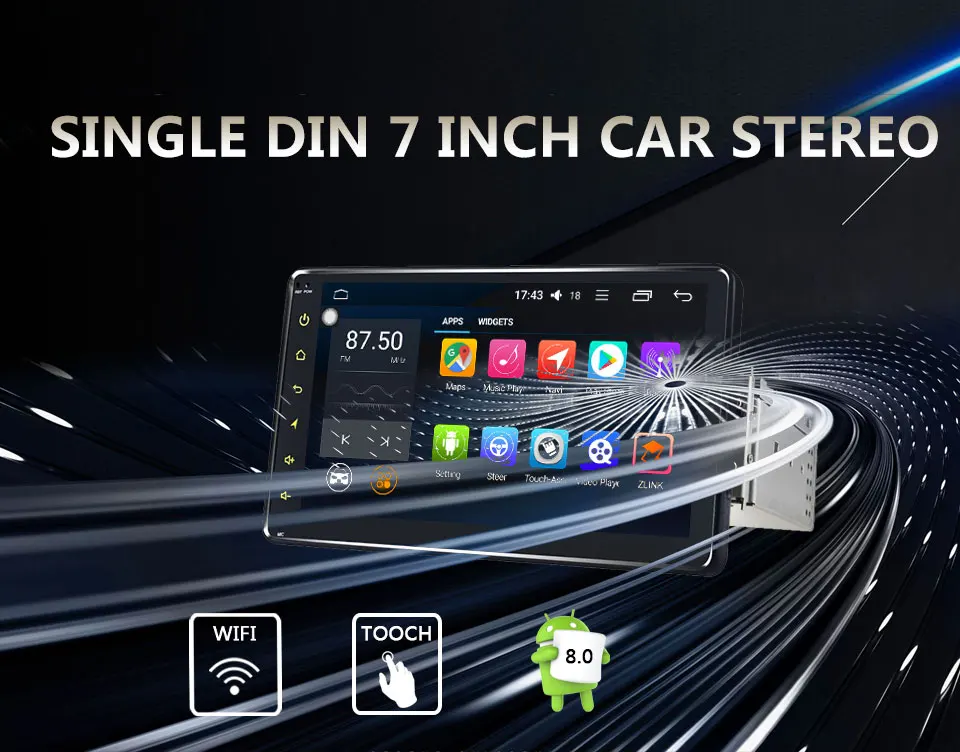Perfect Single Din 7 Inch 2GB&32GB Autoradio Wifi SWC GPS Navigation Multimedia Universal Car Carplay DSP Stereo Head Unit 0 Perfect Single Din 7 Inch 2GB&32GB Autoradio Wifi SWC GPS Navigation Multimedia Universal Car Carplay DSP Stereo Head Unit 0
