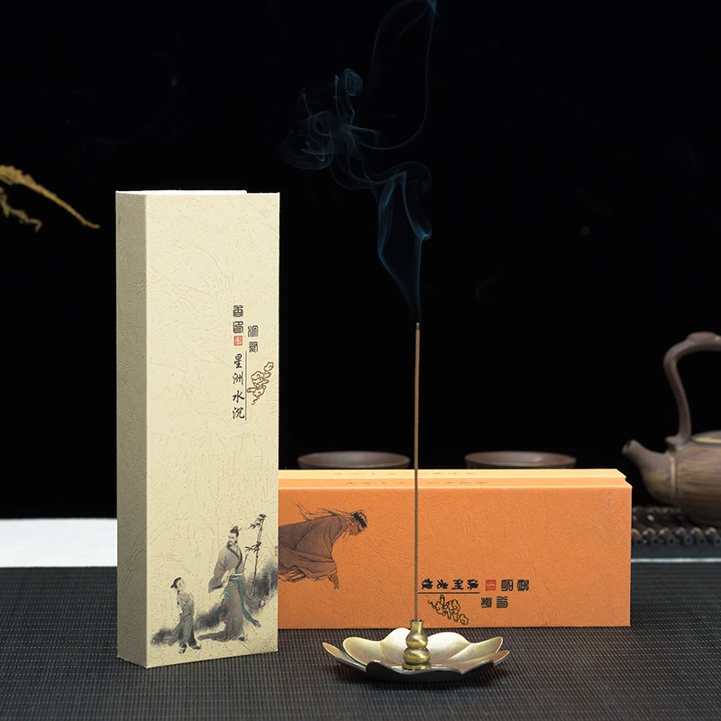 Handmade 21cm Sandalwood Sticks Incense Taiwan Herbal Porta Incenso Antiseptic Aromatherapy Sticks Indonesia Agarwood Incense