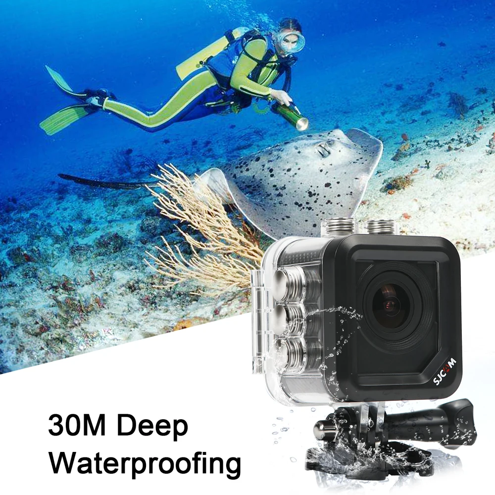 Оригинальная Спортивная Экшн камера SJCAM M10 Full HD 1080P Дайвинг 30 м Водонепроницаемая