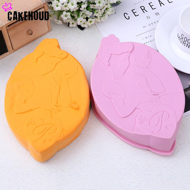 CAKEHOUD 3D мультфильм Белоснежка Принцесса помадка силиконовая форма для шоколада