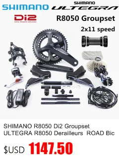 SHIMANO R8000 TT/Triathlon Groupset ULTEGRA R8000 переключатель дорожный велосипед 50-34 52-36 53-39T 165 170 172,5 175 мм 25T 28T 32T