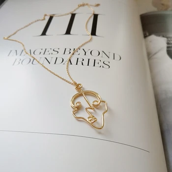 

Mischief naughty face 925 sterling silver pendants necklace designer original image design necklace for women fashion jewelry
