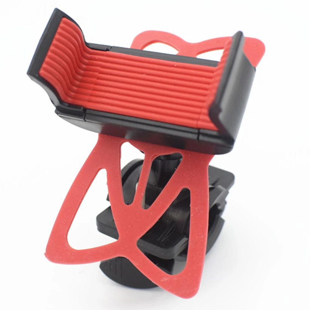 1Pc Universal Mobile Phone & GPS Bracket Mount Stand with Silicone Belt Fastener For Motorcycle Bicycle Riding | Мобильные