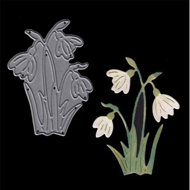 

Lily Bouquet Set Metal Cutting Dies Stencils For DIY Scrapbooking Decorative Embossing Handcraft Die Cutting Template 2018 New
