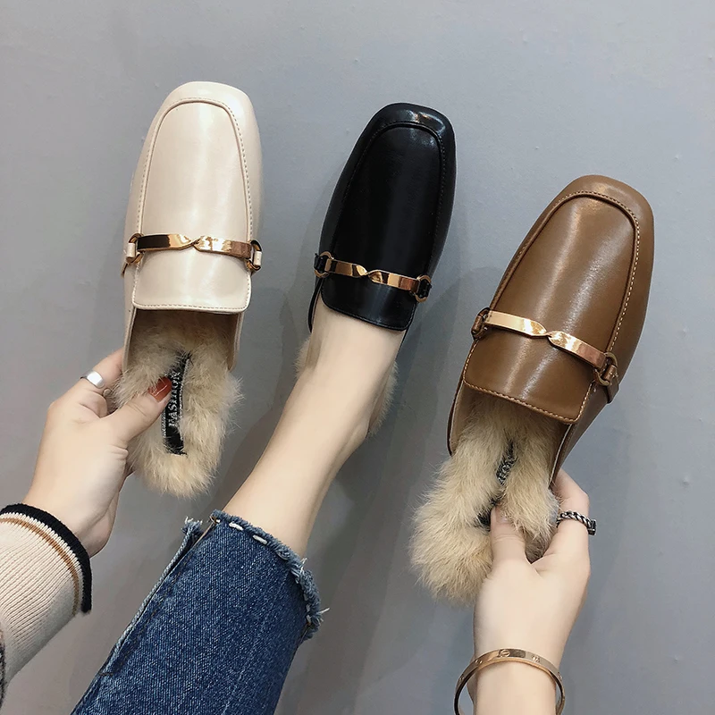 comfortable flat mules