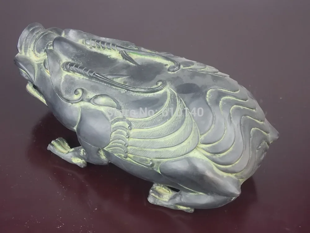 

Antique bronze toad Bufo Fortune Wealth boost Tang Dynasty bronzes bronzes Extreme
