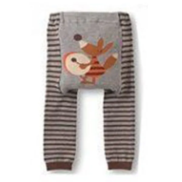 UNIKIDS/Модные свободные мягкие длинные штаны для малышей; 6 цветов; милые детские штаны с эластичной резинкой на талии; леггинсы в полоску с героями мультфильмов для новорожденных; длинные штаны - Цвет: Серый