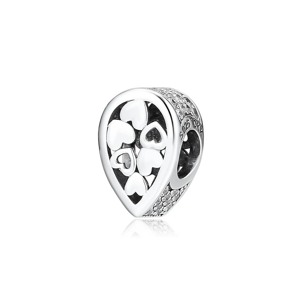 Черный CKK Fit Pandora браслет луна и звезды бусины для Подвески для изготовления украшений Стерлинговое Серебро 925 шарик шарм Kralen - Цвет: Черный