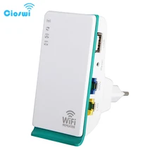 Cioswi Wi-Fi ретранслятор большой дальности сигнала Усилитель Wi-Fi удлинитель Быстрая 300 Мбит/с RJ45 Ethernet WLAN порт ЕС вилка беспроводной