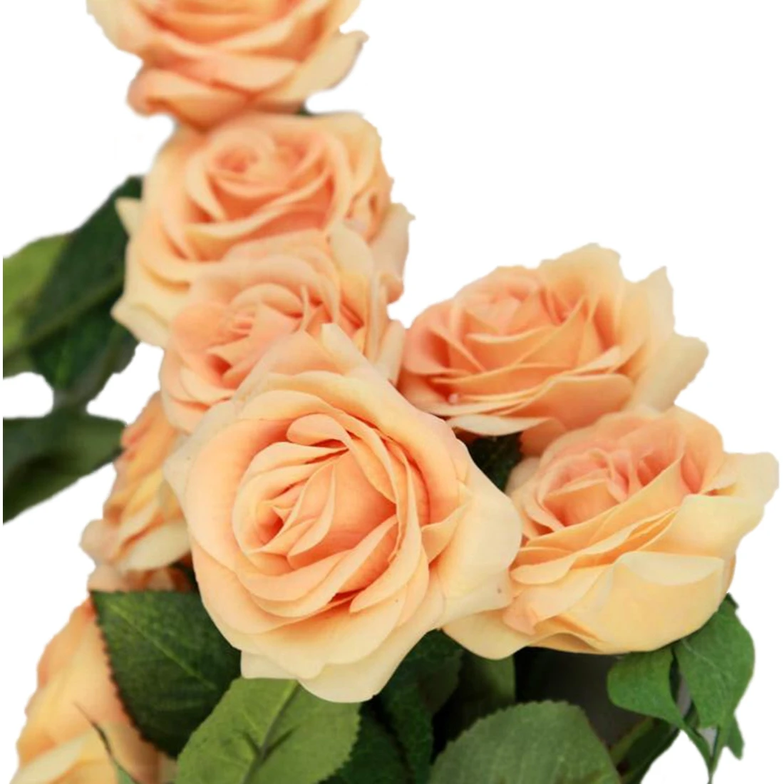 10 шт. сенсорный Латекс роза Декор розы Искусственные цветы из шелка цветы цветочный свадебный букет домашние вечерние декоративные цветы Белый