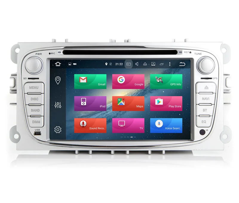 Ips " Android 9,0 автомобильный DVD gps плеер для FORD Focus Mondeo C-max Galaxy 8 Восьмиядерный PX5 4 Гб ram 64 Гб rom Радио BT DAB Wifi карта SD