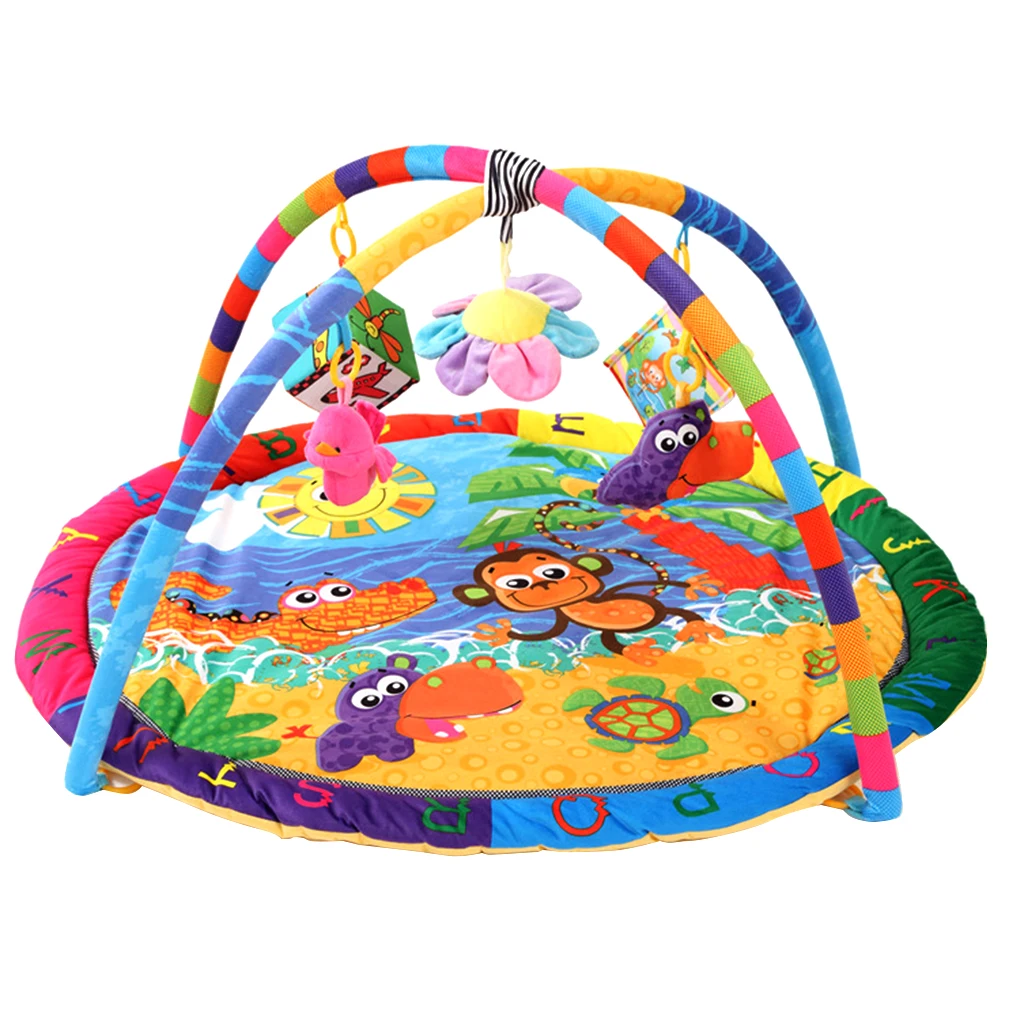 1 Piece Baby Toddler Play Mat Gym Soft Activity Foam Musical Playmat Kids Toys Gym Monkey