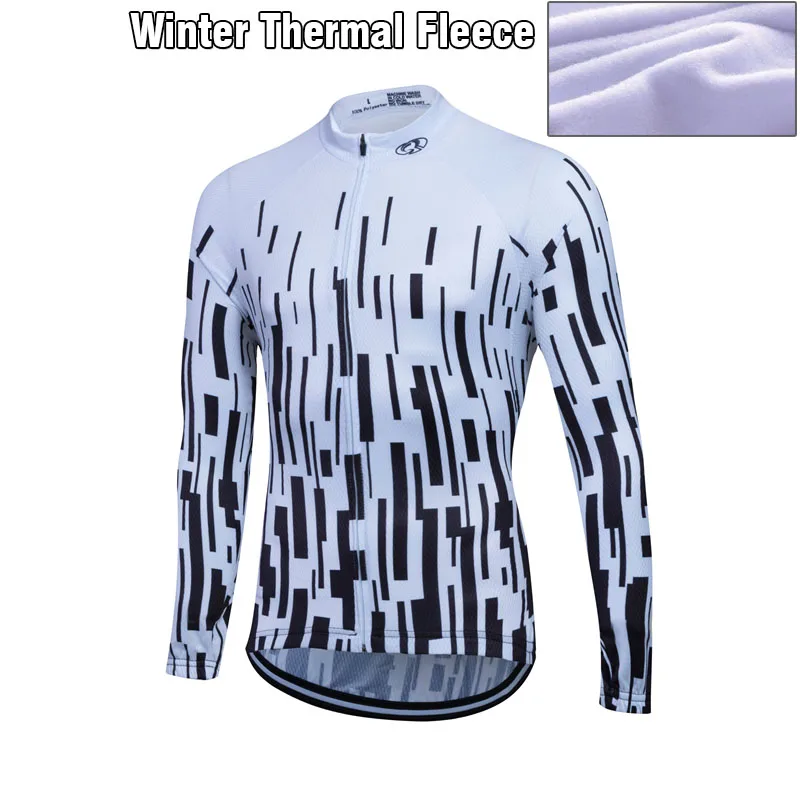 

Men Winter Thermal Fleece Long Sleeve Bike Bicycle Jersey Moutain Bike Clothes Ropa Ciclismo Cycling Clothing
