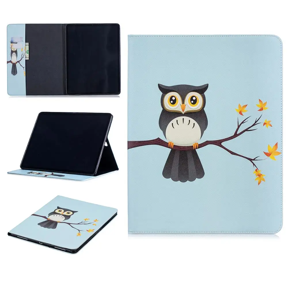 GOOYIYO 2018 Новый чехол для iPad Pro 12 9 PU кожаный с Цветной росписью книжка подставка