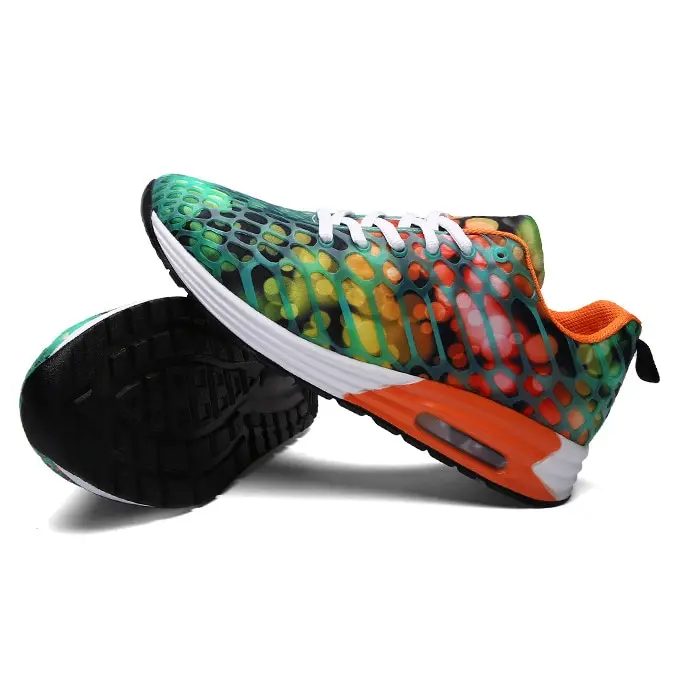 

Men's shoes 2019 autumn new sports couple shoes tide cushion camouflage mesh