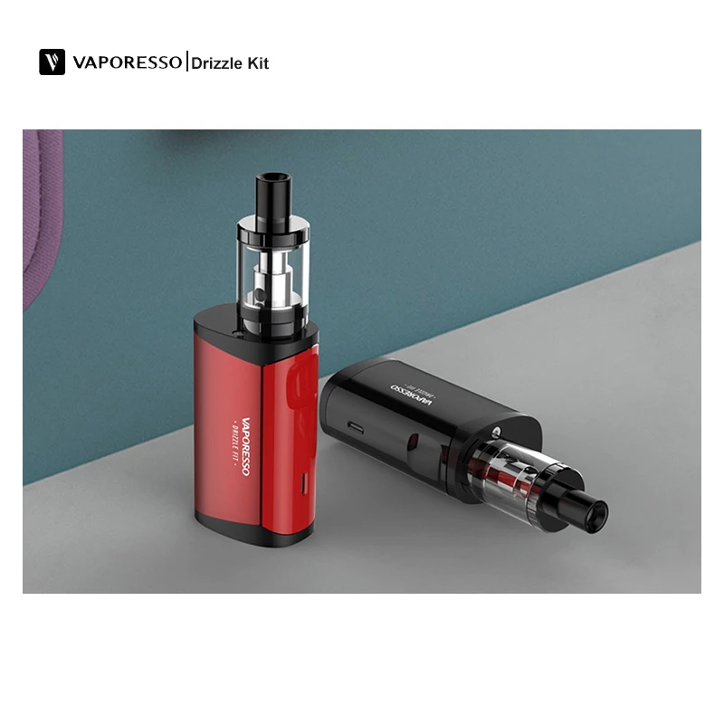 Vaporesso Drizzle Kit электронная сигарета комплект с 1 3 и 1.4ohm 2 катушки MTL/DTL Pod Vape